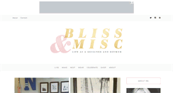 Desktop Screenshot of blissnmisc.com